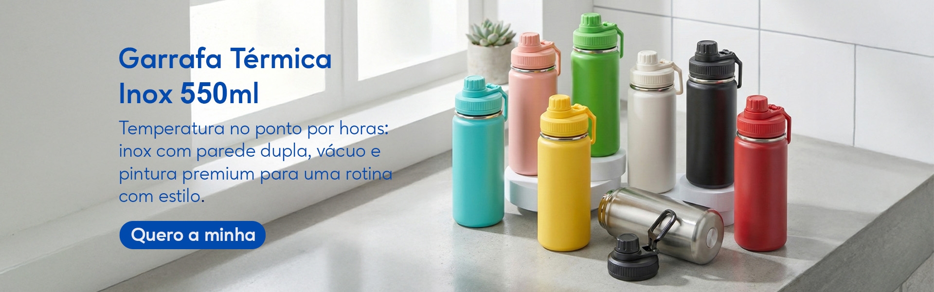 Garrafa Térmica Inox 550ml